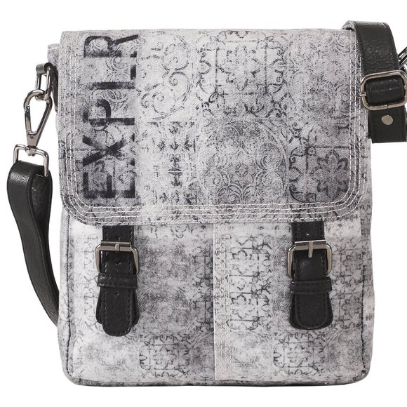 Mona B Handbags - NWT Up-Cycled Whether worn Crossbody By Mona B.